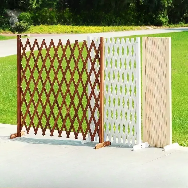 Wooden Pet Door Dog Fence Balcony Isolation Door Retractable Cat Safety Doorstop Strong and Durable Pet Products Supplies