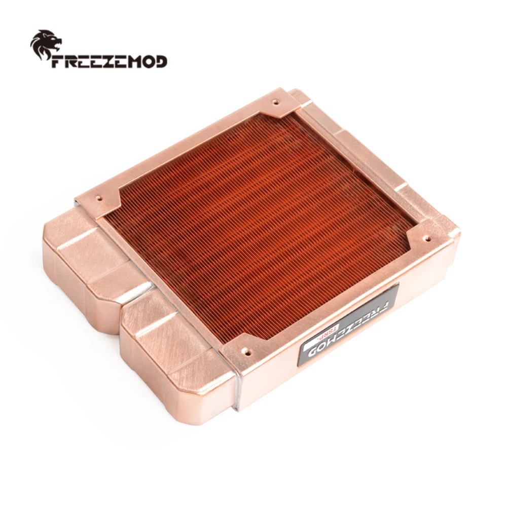 Zemod-full Copper Water Cooling Row para pc Fans 12cm Dissipador de Calor de 120 mm Linha Poderosa Dupla Camada Redonda Tsrp-zt120tg - Imagem 2