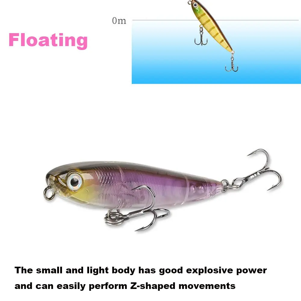 Mini floating Minnow mini Fishing Lures 60mm 3.1g Crankbait Wobblers Swimbait Artificial Hard Baits Bass sea Fishing