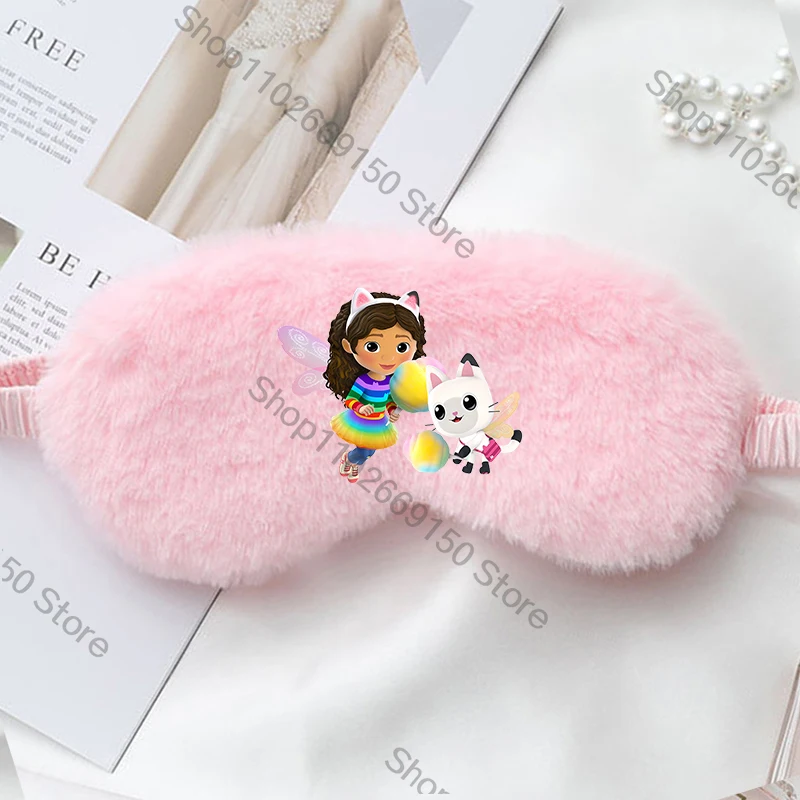 Gabby Dollhouses Kids Cartoon Cute Eye Patch Bambini Anime Printed Eyepatch Girls Boys Fashion Eyeshade New Blackout Eyes Mask