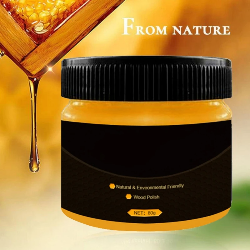 Multipurpose Natural Wood Wax Traditional Beeswax Polish for Wood and Furniture