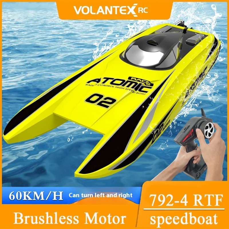

Радиоуправляемая лодка Volantex 792-4RTF, высокоскоростная бесщеточная электрическая игрушка на водной основе, скоростной мод для гонок