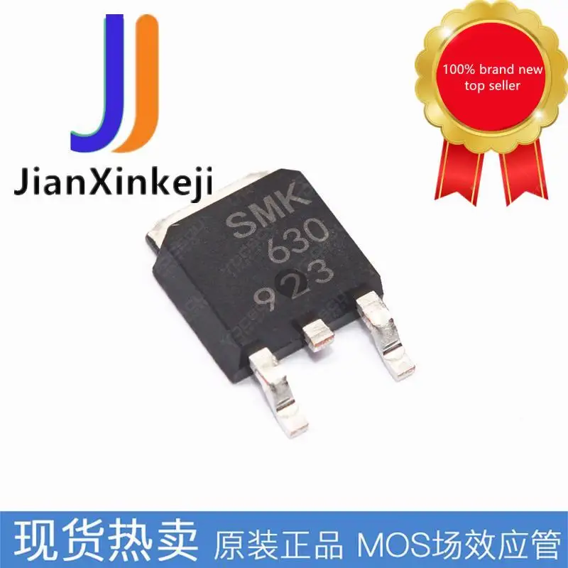 

20 шт., 100% оригинальный новый блок питания SMK630D для ЖК-дисплея, широко используемая трубка N-channel 200V MOS трубка с полевым эффектом TO-252, пластырь
