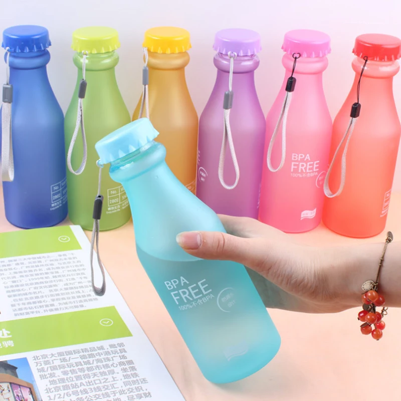 Bike Water Bottles 550ml Sports Water Bottle Squeeze Pour Cups Portable  Anti Leakage Water Bottle For Kids Children Sports - AliExpress