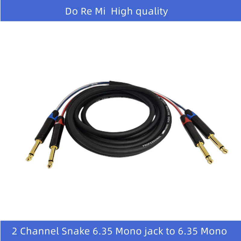 AudioNEW2CHANNELSNAKECABLEMono635jackMultichannelaudio