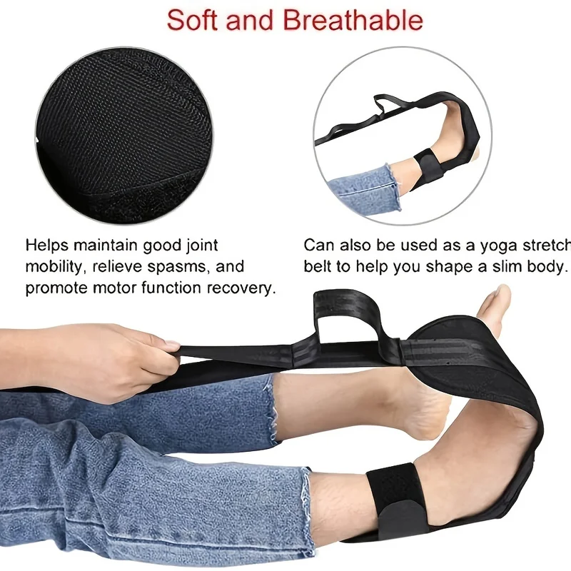 Yoga Resistance Bands Yoga Stretching Band Segmented Adjustment Assisted With Foot Stretching Band Rehabilitation Training Leg and Foot