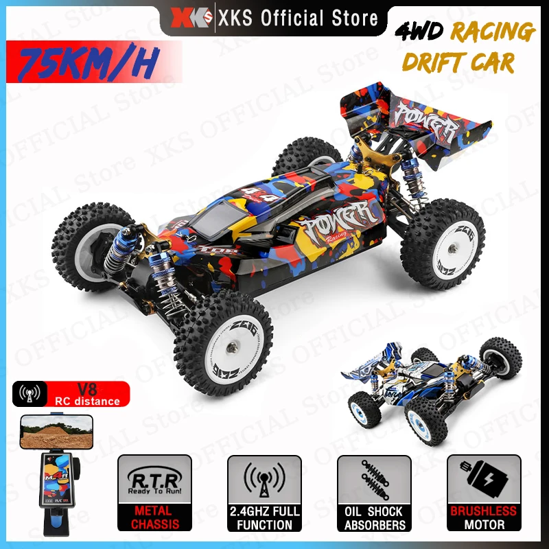 Wltoys124007124017112RCCar24GV8RemoteControl75KmH