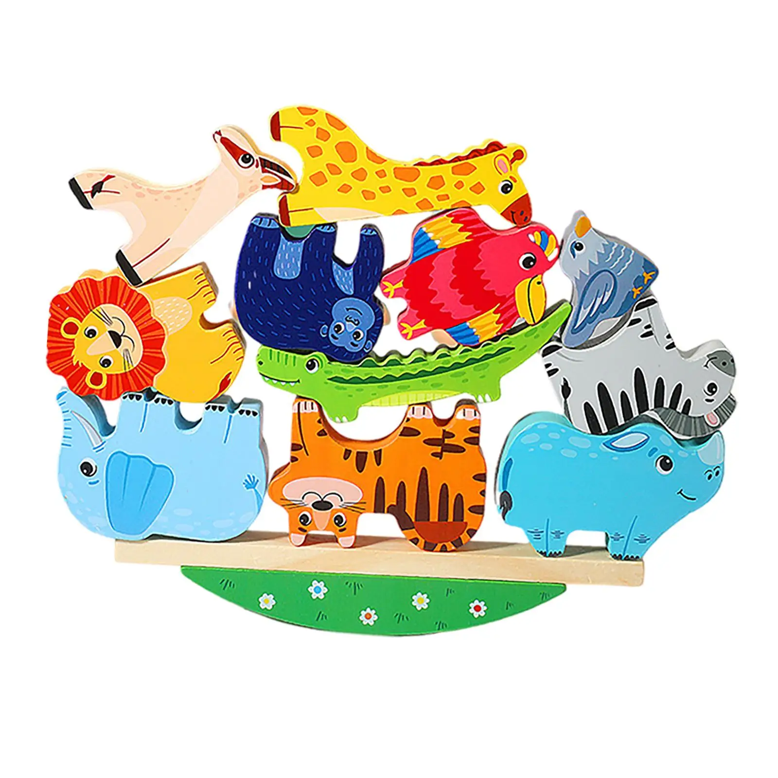 Baby Stacking Toys, Balance Training Toy Stacking Blocks Balancing Blocks Christmas and Birthday Gifts for Children