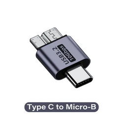 High - Speed USB - C to Micro - B Extender Adapter - 10Gbps Connectivity for Enhanced Data Transfer (C)