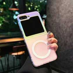 Aurora Gradient Magnetic Wireless Charging Case for Samsung Galaxy Z Flip (MSCX)