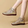 Sandals Women Summer Round Toe Thick Sole Hollow Out Sandals for Women Orthopedic Sandals Comfort Woman Zapatos De Mujer 6