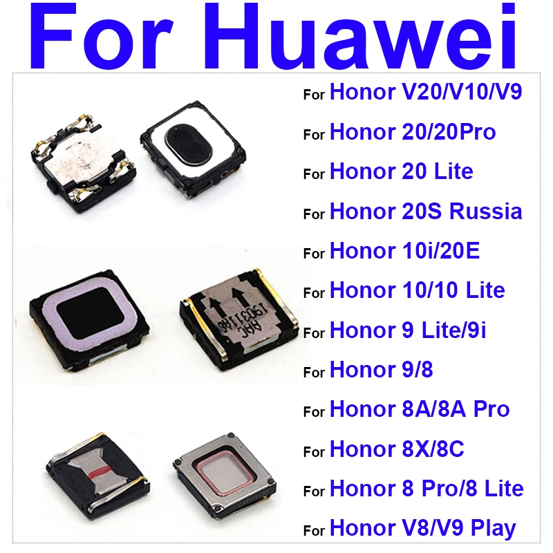Фото Динамик для Huawei Honor 20 10 9 8 Lite Pro 20e 20s 10i 9i 8A 8X 8C View V20 V10 V9 Play V8 №1