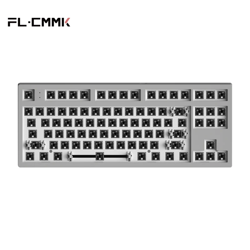 keyboard with touchpad for pc FL·ESPORTS Mk870 Wireless Mechanical Keyboard Kit 87-Key Hot-Swappable Full-Key RGB Compatible 3/5-Pin Switch Support Driver keyboard with touchpad for pc Keyboards