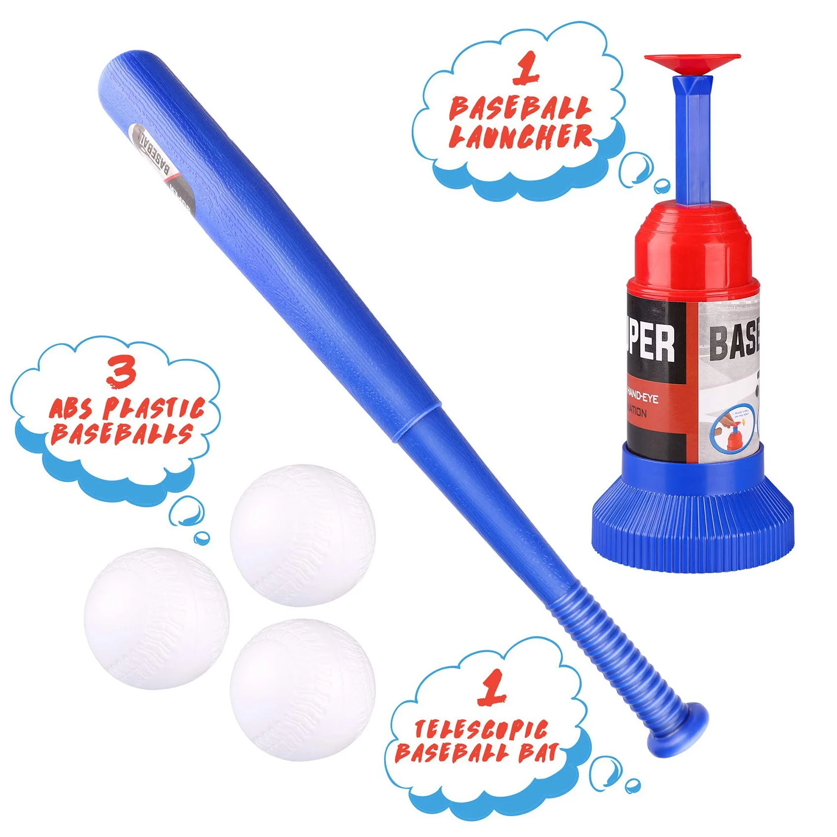 Toddler Toys Set Kids Toys Baseball Tee Ball Set Outdoor Toys for Toddler Boy Toys with Toddler T Ball Set with 4
