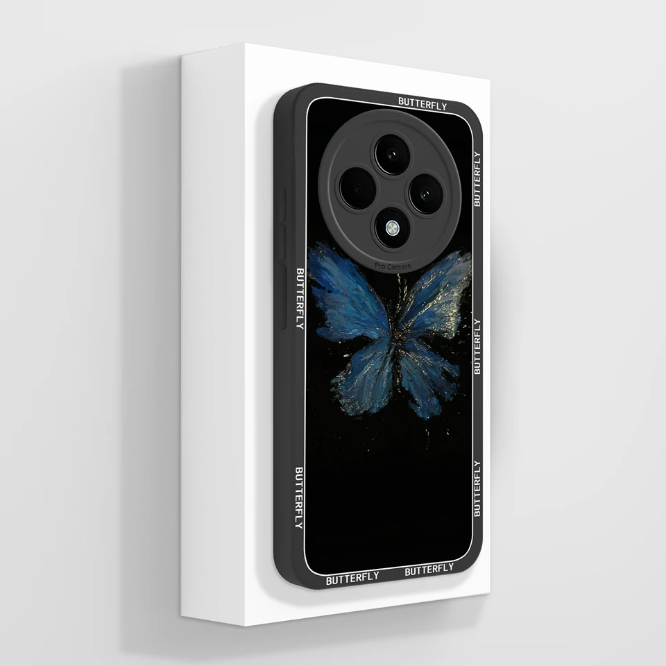 Colorful Butterfly Flower Aesthetic Phone Case - Anti-Fall Protective Shell