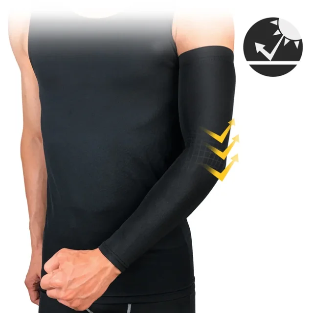 Warmer Sunscreen Bands Summer Running Basketball Cycling Arm Sports Arm Compression Sleeve Volleyball UV Protection 2