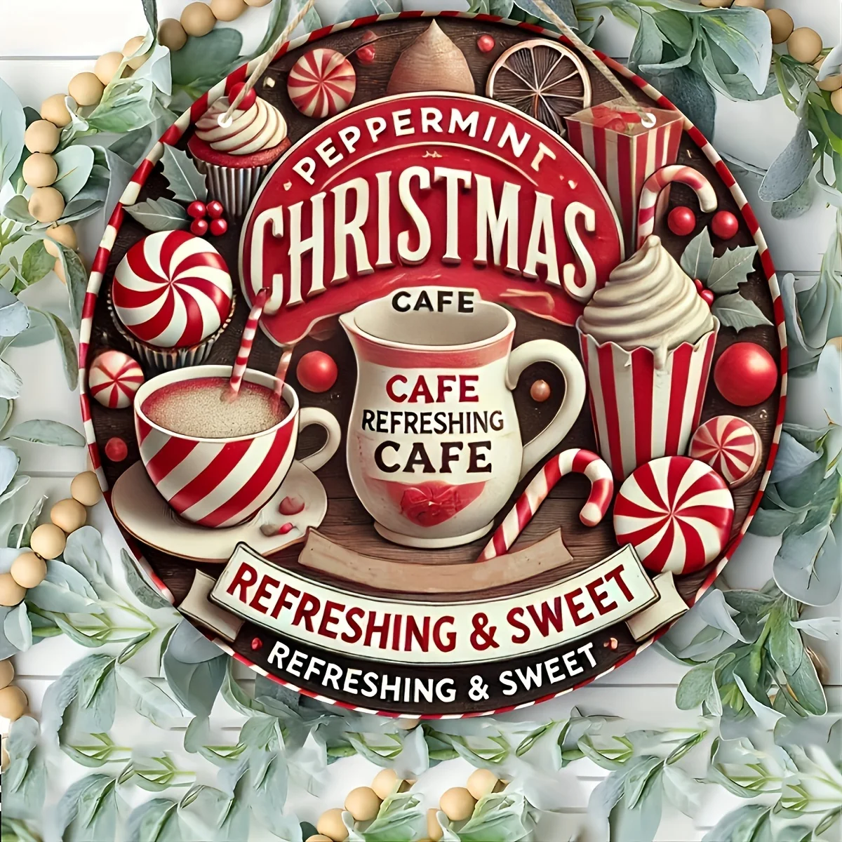 A wooden wall sign, suitable for homes, offices, coffee shops, bars, garages, and can be used for various purposes