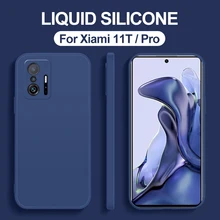 

Original Square Liquid Soft Silicone Protector Back Case funda For Xiaomi Mi 8 9 CC9 10 10S 11 lite 11T Pro Ultra MIX 2 3 Cover