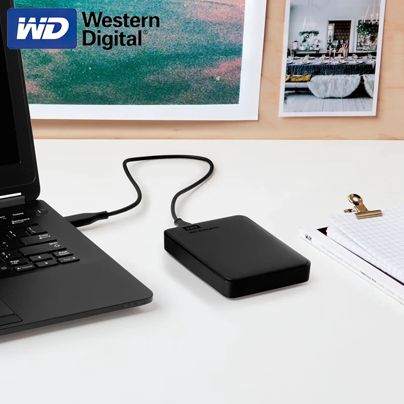 Western Digital WD Elements 2.5 &޴ 1 ׶Ʈ 2 ׶Ʈ 4 ׶Ʈ 5 ׶Ʈ USB3.0 ܺ ϵ ̺ Disco Duro Externo Disque ϵ 