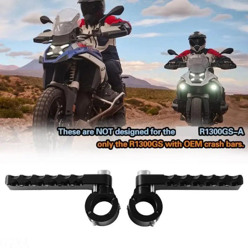 G7NA Faltbare Fußstützen für R1300GS Adventure Bikes, rutschfeste Oberflächen, Flugzeugaluminium, Off-Road-Reitzubehör – Detail 7
