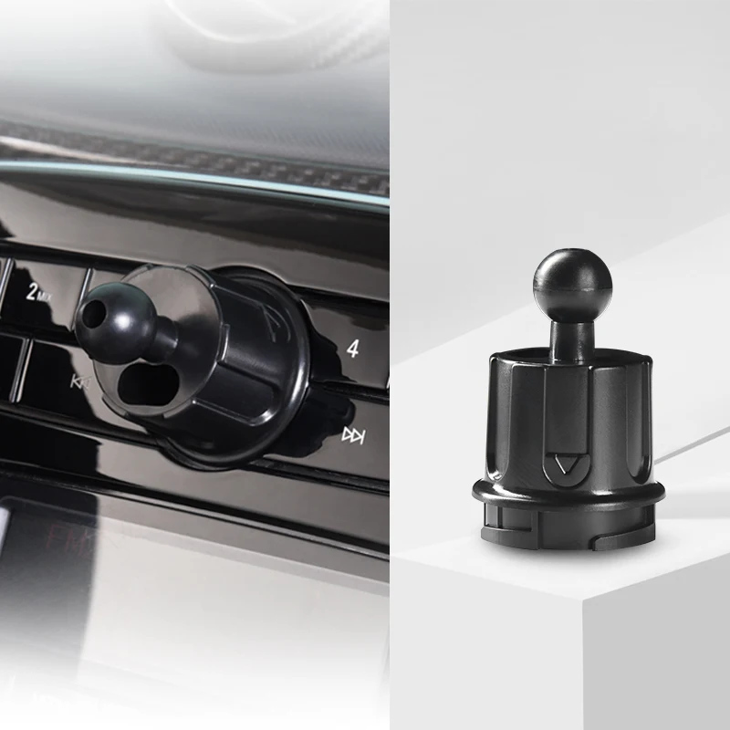 For Smart 453 Fortwo Forfour Car Styling Mobile Phone Holder Air Vent Clip Radio Navigation Bracket Rotatable Support Accessory