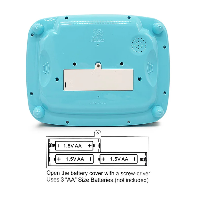 New Children Early Tablet LED Pad  Music Sounding Toy  Gifts  Point Reading Machine  Educational Toys Musical Analog  for kids 3