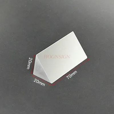 

Isosceles right angle prism 20x20x70mm two-dimensional inclined plane internal and external reflection 90° visual image