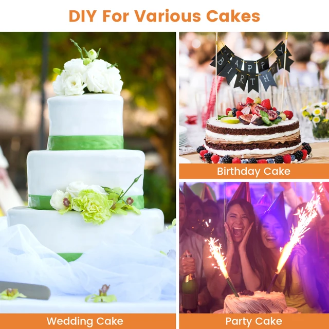 4 Pcs Turntable Cake Foam Cake Forms Wedding Decor Foam Cake Molds  Multitools Polystyrene Cake Dummy Disc Cake Embryo Model - AliExpress