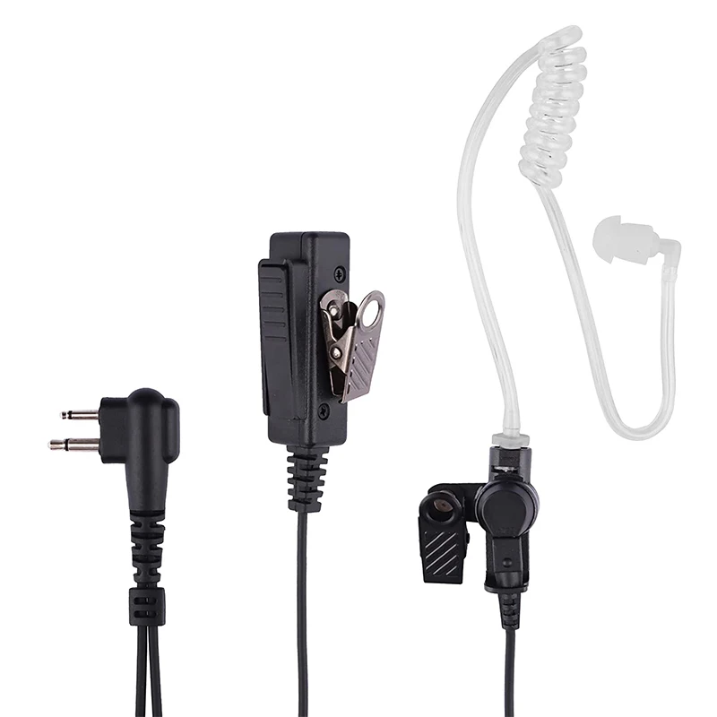 Two Way Radio Walkie Talkie Earpiece, Compatible with Motorola BPR40, CP100D, CP185, RDM2070D, Police Headset, CP200, CP200D