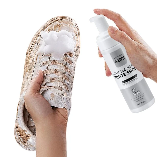Shoe Whitener With Sponge Brush Head, Sports Leather Canvas Whitener  Cleaner Shoe Boot Clean Whitener for Household