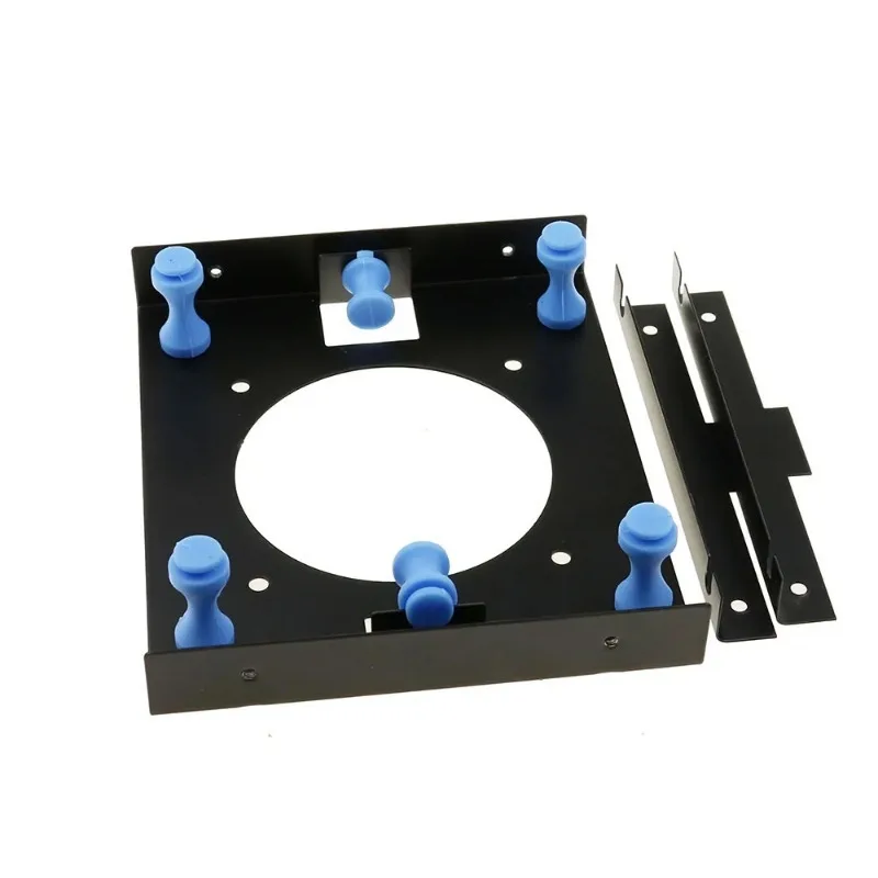 High Quality Metal Adapter Black Shockproof 3.5" Hard Disk To 5.25" DVD ROM Bracket Mounting Adapter