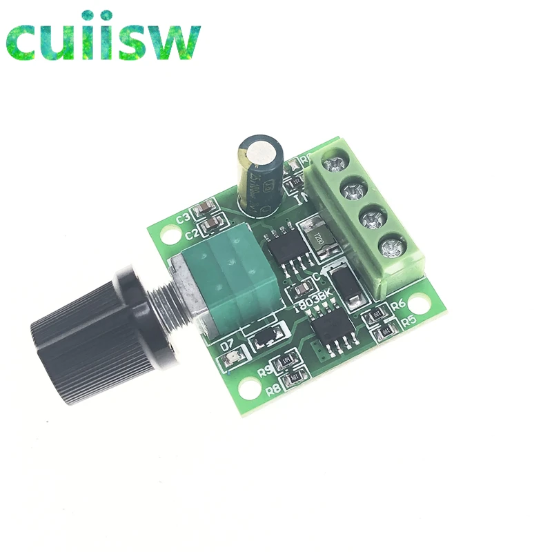 DC Motor Speed Controller Motor Speed Controller Electric Motor Speed Controller 30W 2A DC 1.8V-15V PWM Motor Speed Controller Regulator Low Voltage Fan Speed Control Switch PWM Adjustable Drive 5V 12V