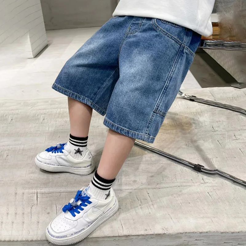Boys Denim Knee Shorts 3
