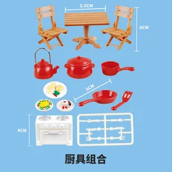 Miniature Dollhouse Furniture & Accessories ( Light Yellow)