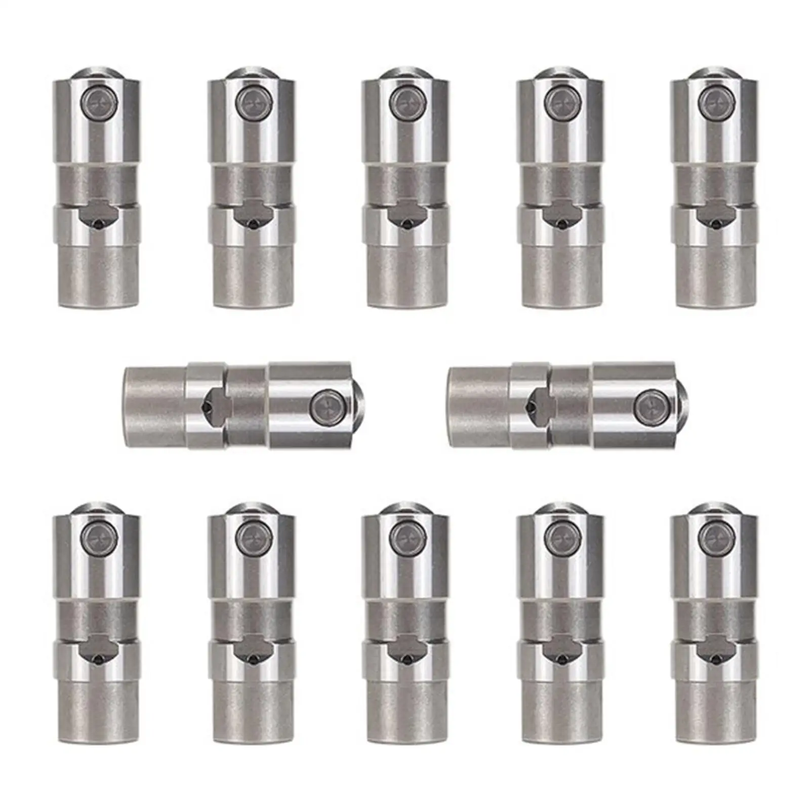12pcs Hydraulic Roller Lifters Replacement Durable Car Engine Valve Lifter For 3.1l 189cid V6