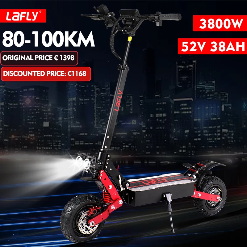 Trottinette électrique Pliable Avec Double Suspension - Homologuée Route, 30 Km D’autonomie, Noire, Pliable