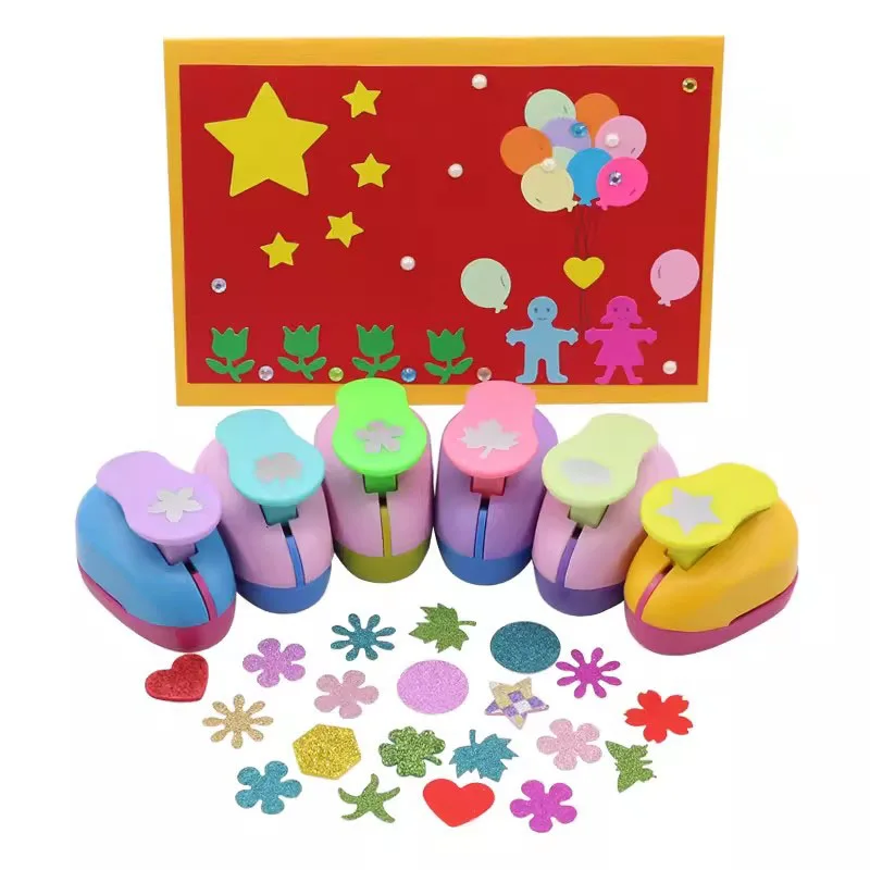 (3/8",5/8",1") Flowers Shaped craft punch Scrapbooking School DIY bloom Paper Cutter EVA foam Petal Hole Punches