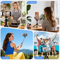 Smartphone Magnetic Monitor Screen Projector Phone Rear Camera Selfie For Vlog Live Stream Video Recording For Android iPhone - Image 3