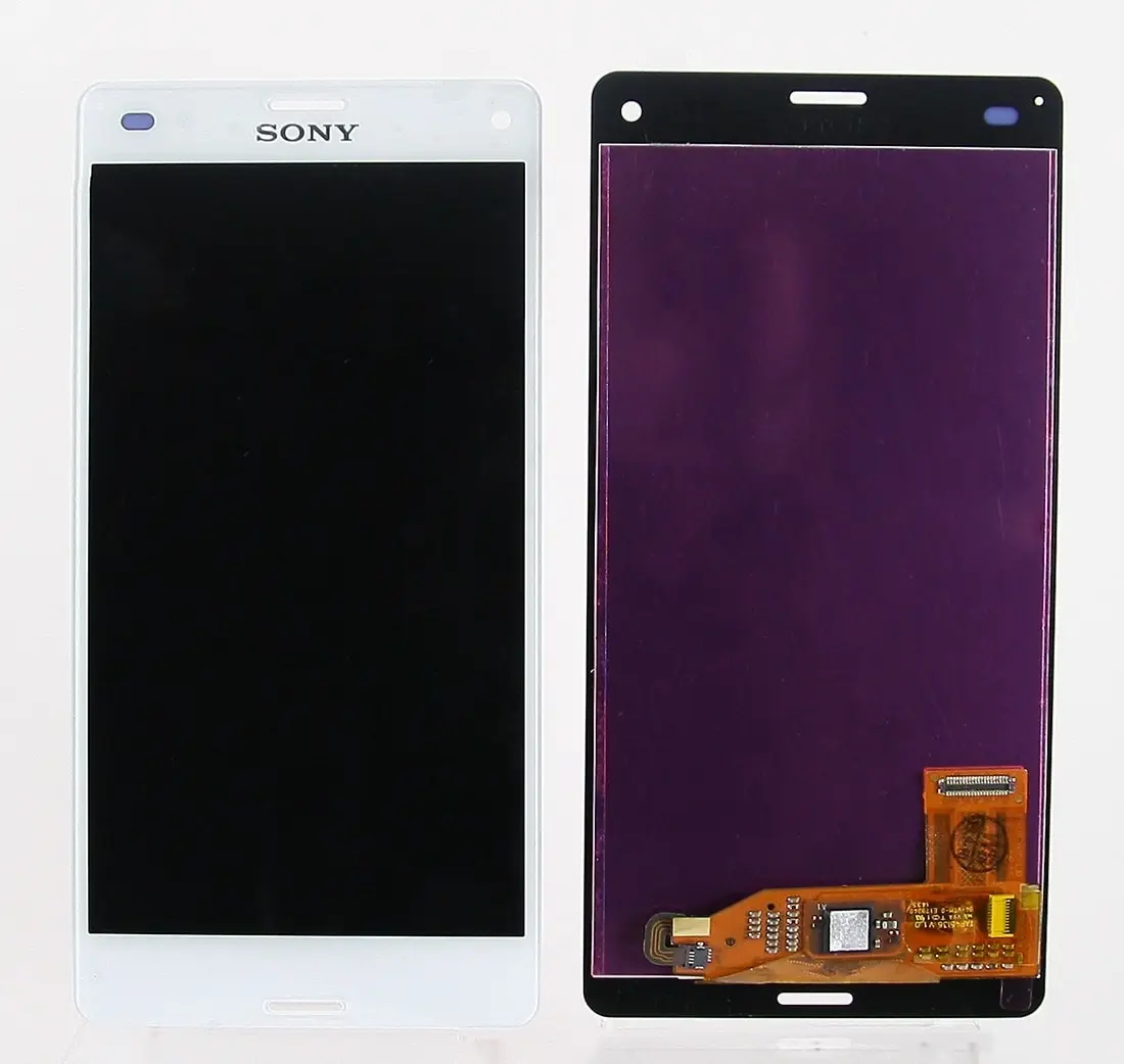 Дисплей для Sony D5803 (Z3 Compact) в сборе с тачскрином Белый | Мобильные телефоны и