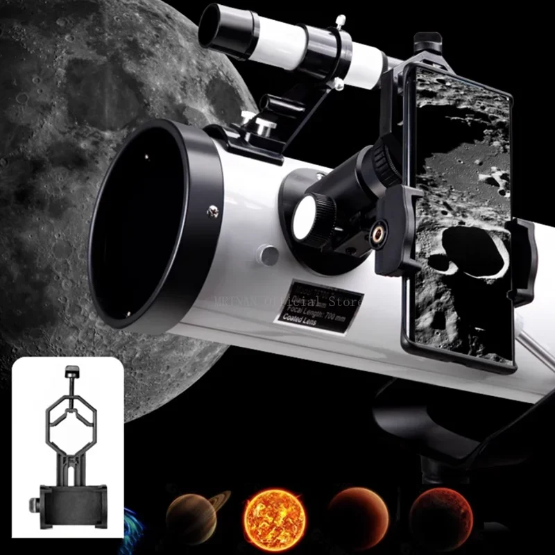 35X-875X Professional Astronomical Telescope Monocular 114MM Large-Aperture F70076 for Stargazing Bird Watching Moon