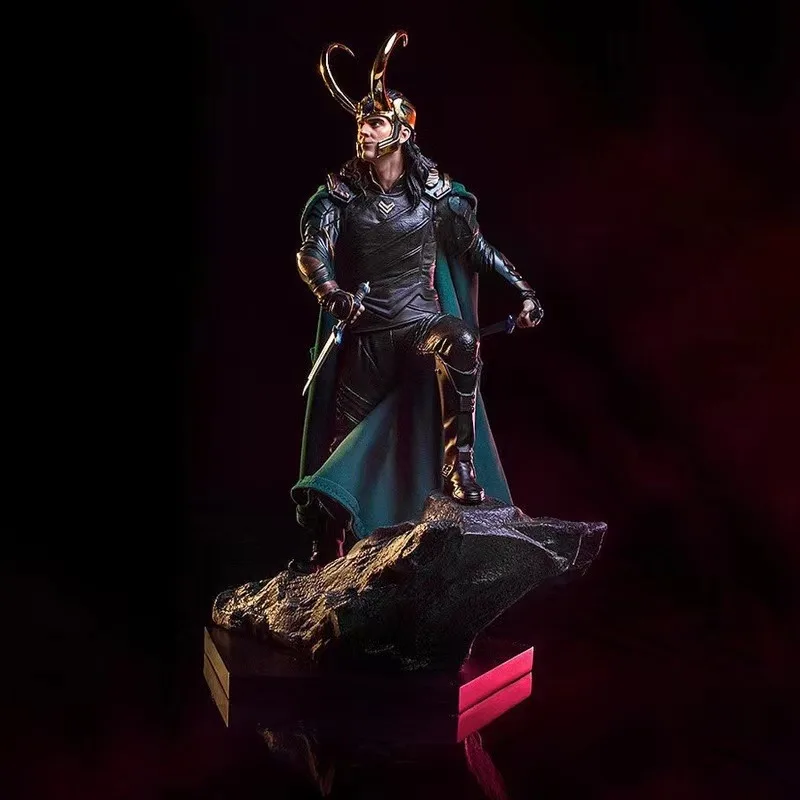 Marvel 1:10 Avengers Loki Action Figure Di Alta Qualità Captain America Black Widow Statue Model Doll Gift For Boy Friend Children