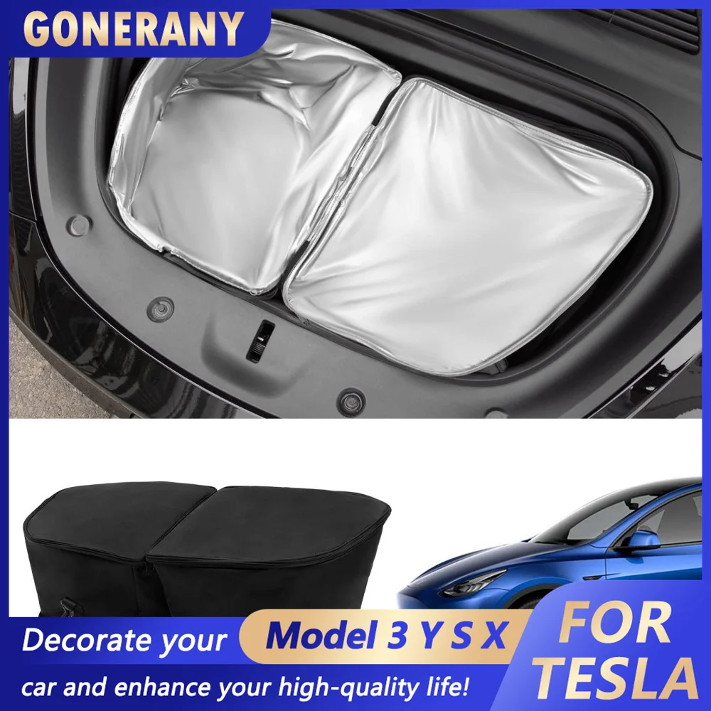 

For Tesla Model 3 Y 2017-2023 Frunk Cooler Organizer Waterproof Insulation Cooler Bag Front Trunk Storage Organizers