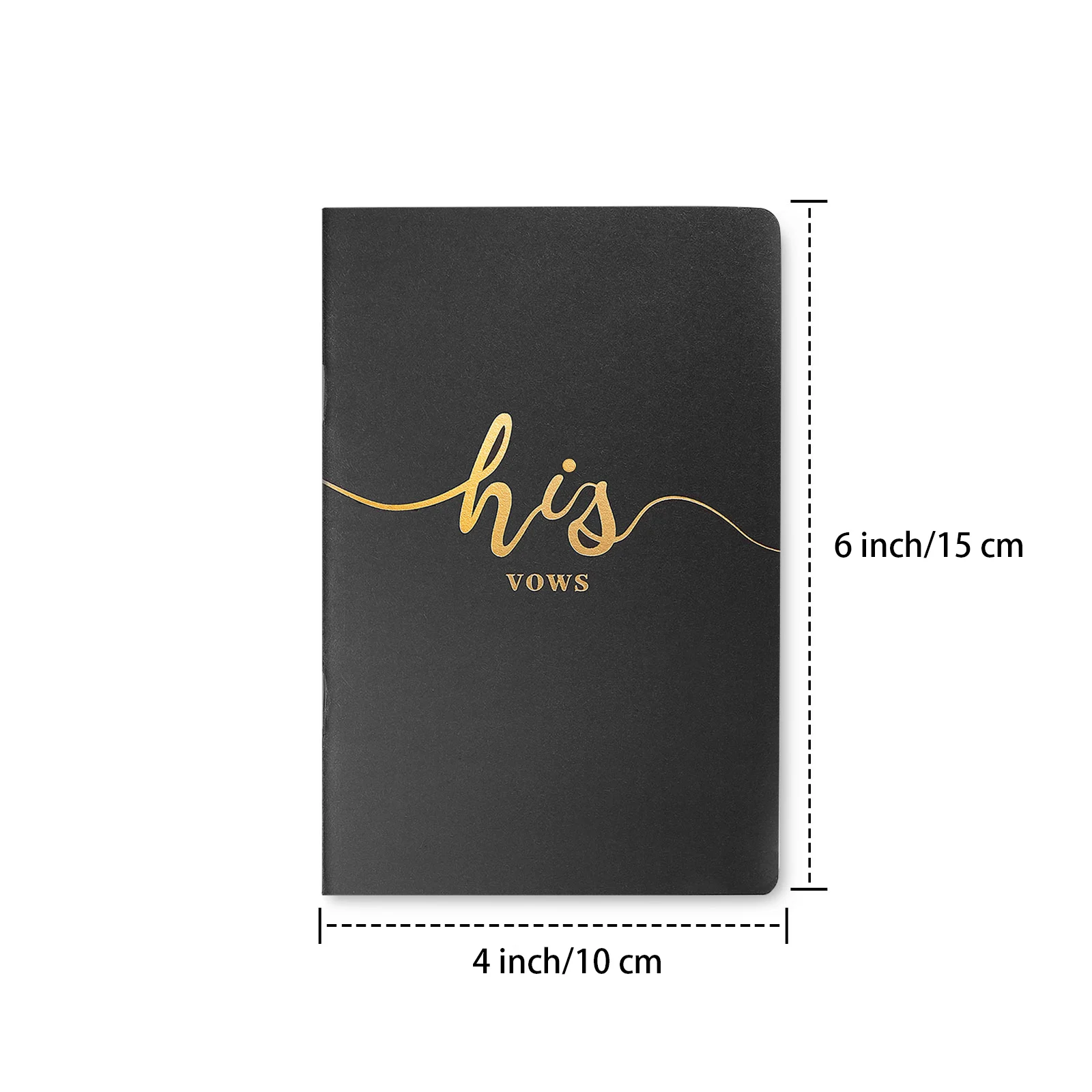 Wedding Vow Books Set Personalized Bride & Groom Notebook Wedding Ceremony Decor His & Hers wedding guest book