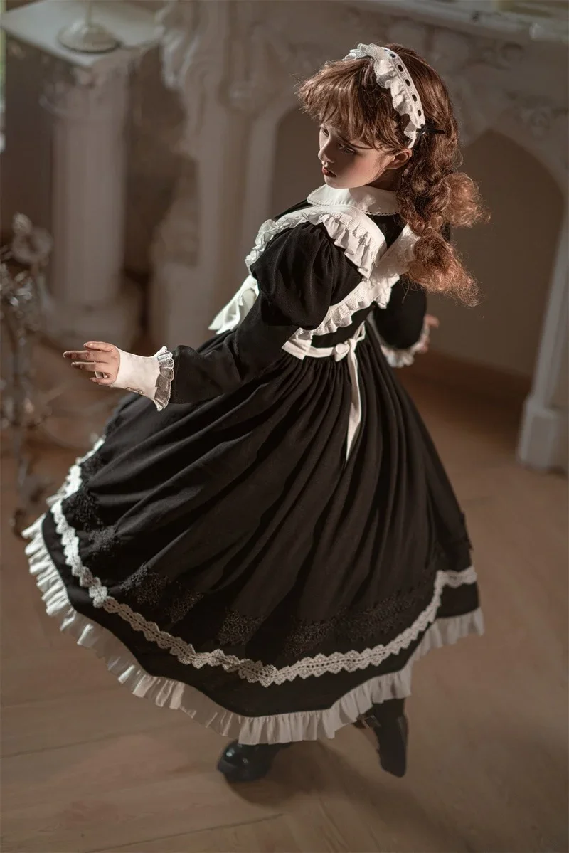 Gothic Lolita Dress Party Stage Princess Dress Women Anime Cosplay Costumes Apron Maid Outfit lolita dress lolita suspender dress lolita cosplay costumes