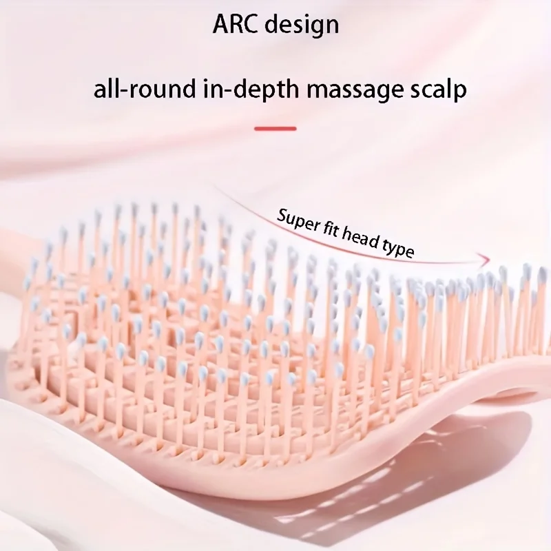 WANMEI Volumizing Detangling Hair Massage comb with Hollowed-Out Design...