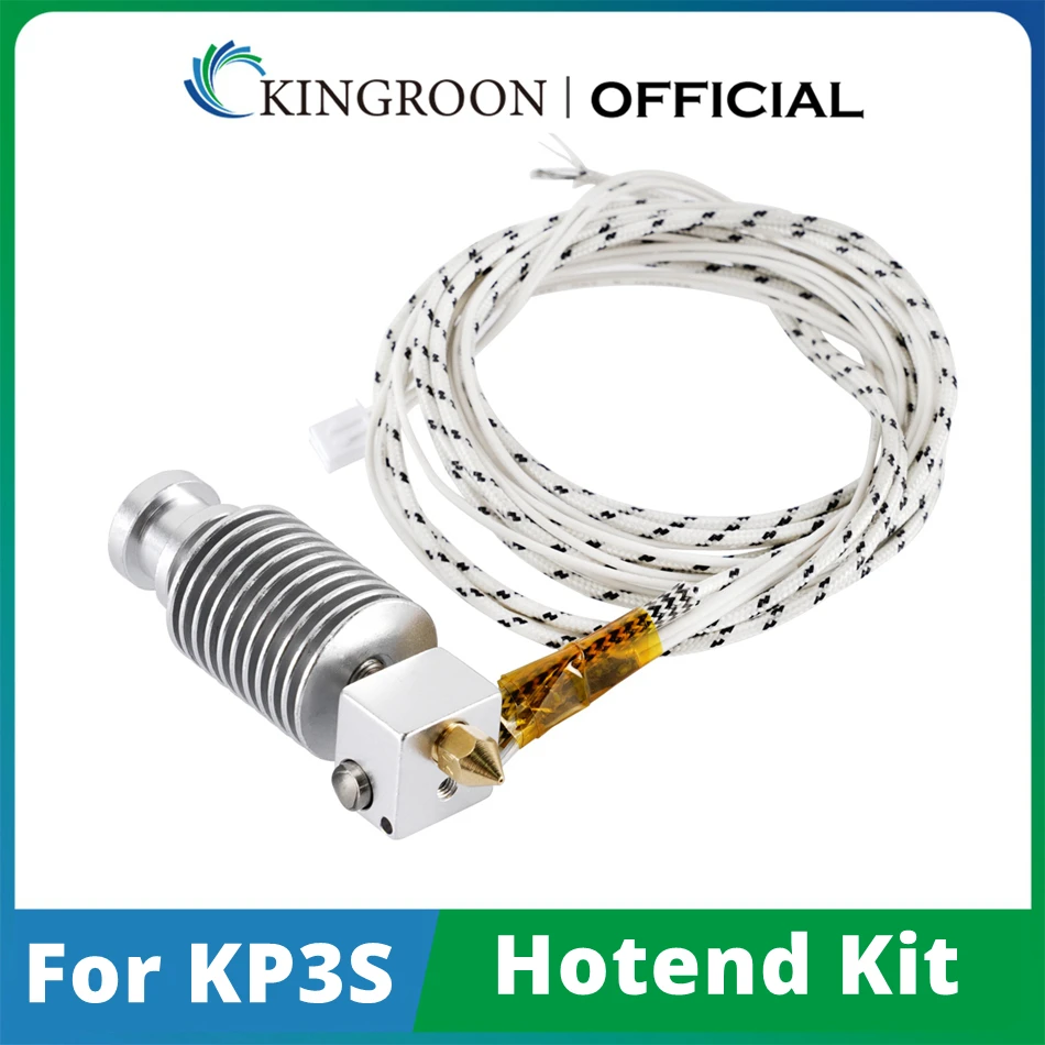 KINGROON KP3S Hotend Kit для титанового экструдера 1,75 мм Филамент MK8 0,4 мм сопло Горячий Конец