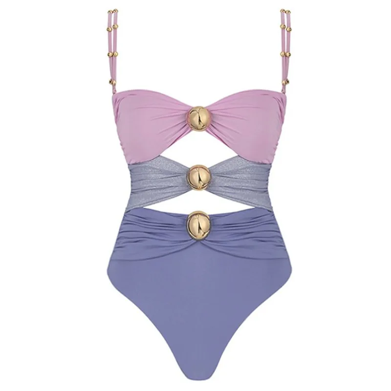 One Piece Swimsuit Golden buck Printed Push Up Women Bikini Set Swimwear Slimming Bathing Suit Beach Wear one piece swimsuit women swimsuit