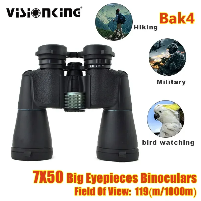 Visionking Professional 7X50 Binoculars BAK4 FMC Big Vision Full