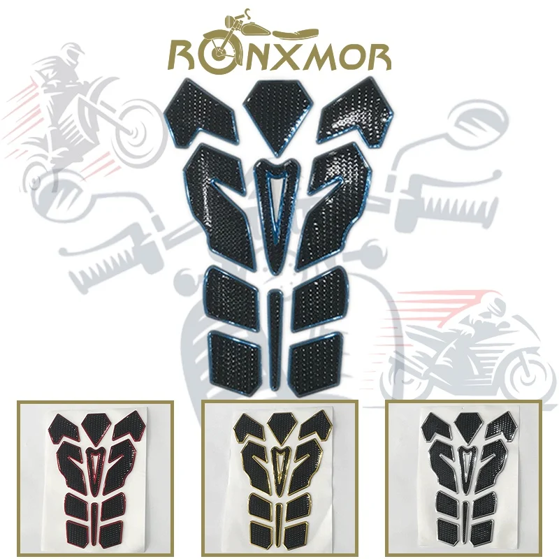 

Наклейка на топливный бак мотоцикла нового типа RONXMOR, наклейка на бензобак гоночного волокна, топливный бак, протектор бака, наклейка, наклейка