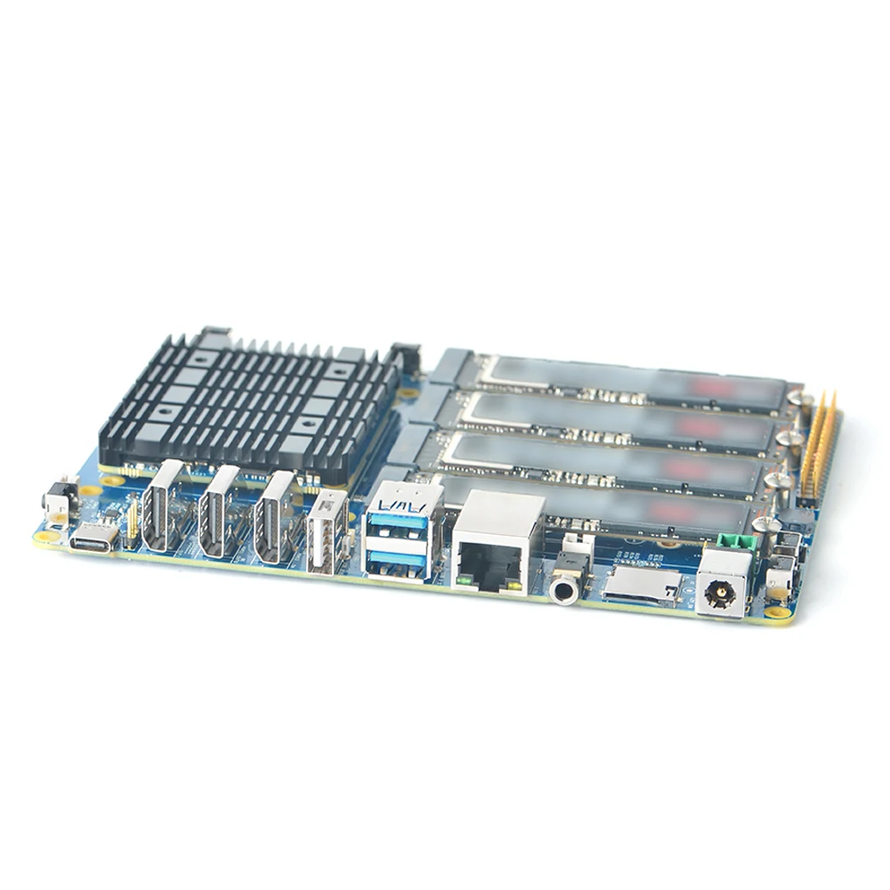 Módulo de Computação Kit Nas Rockchip Rk3588 Placa de Desenvolvimento Soc On-board Pcie 2.5g Controlador Ethernet Suporte Openwrt Cm3588 - Imagem 2